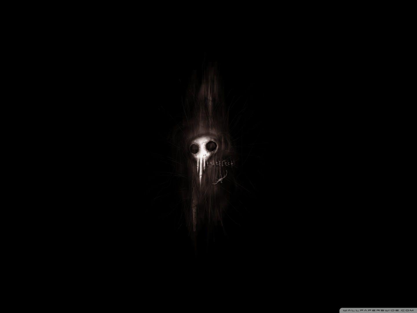 1440x1080 Black Monster Wallpaper