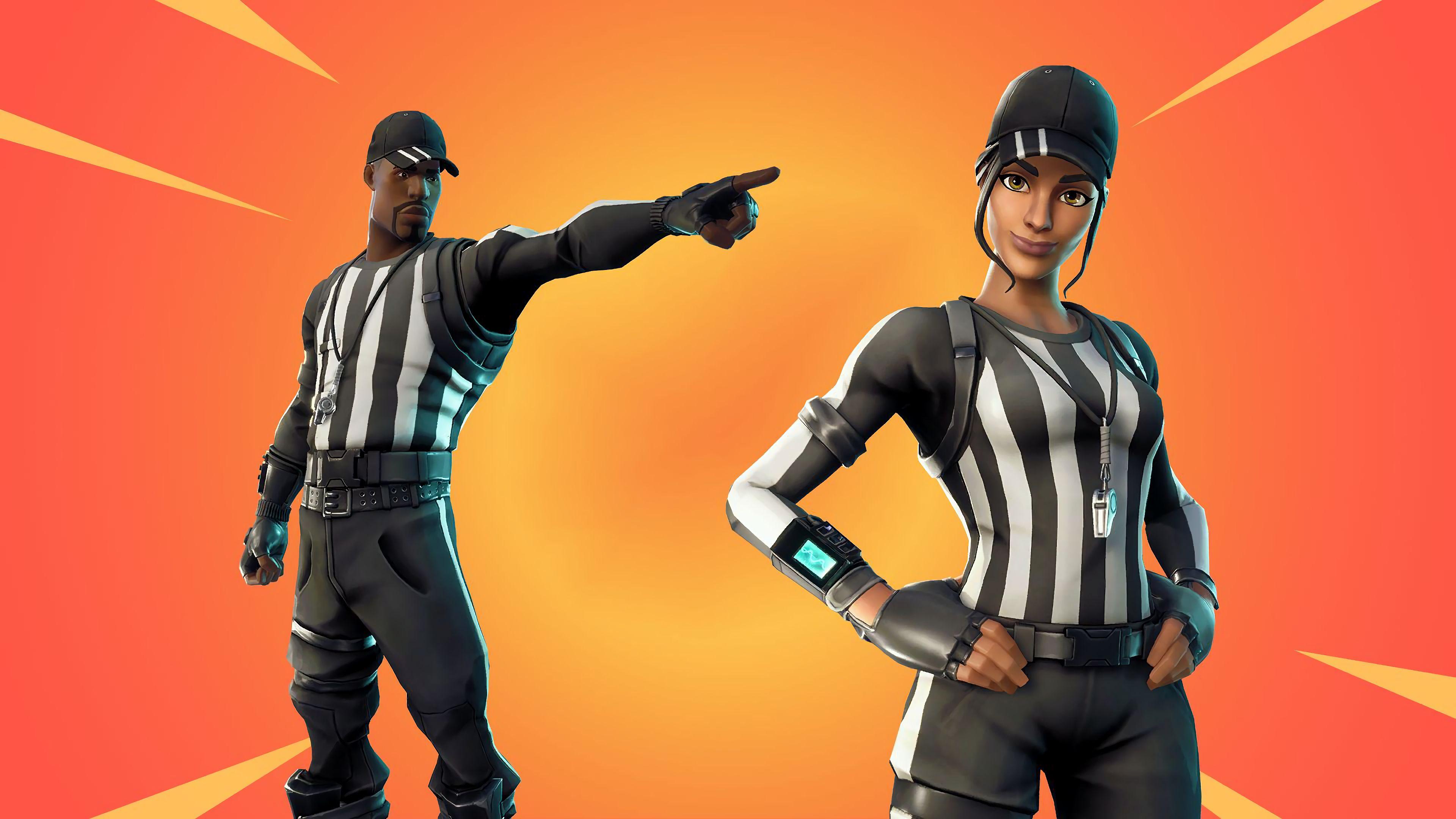 3840x2160 Fortnite Wallpaper Soccer Skin Thumbnail 3D