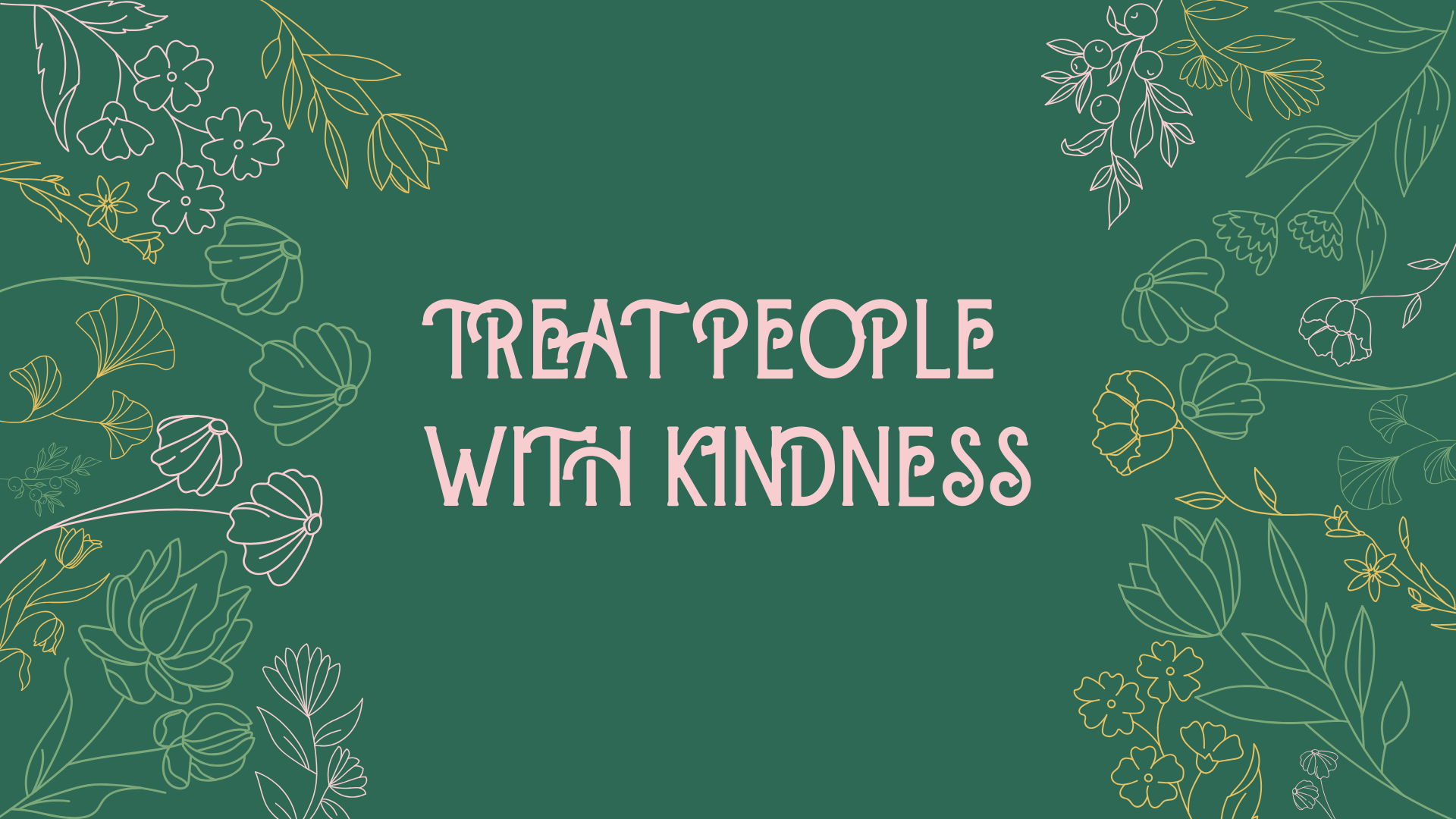 Treat people with kindness  widgetopia homescreen widgets for iPhone   iPad  Android