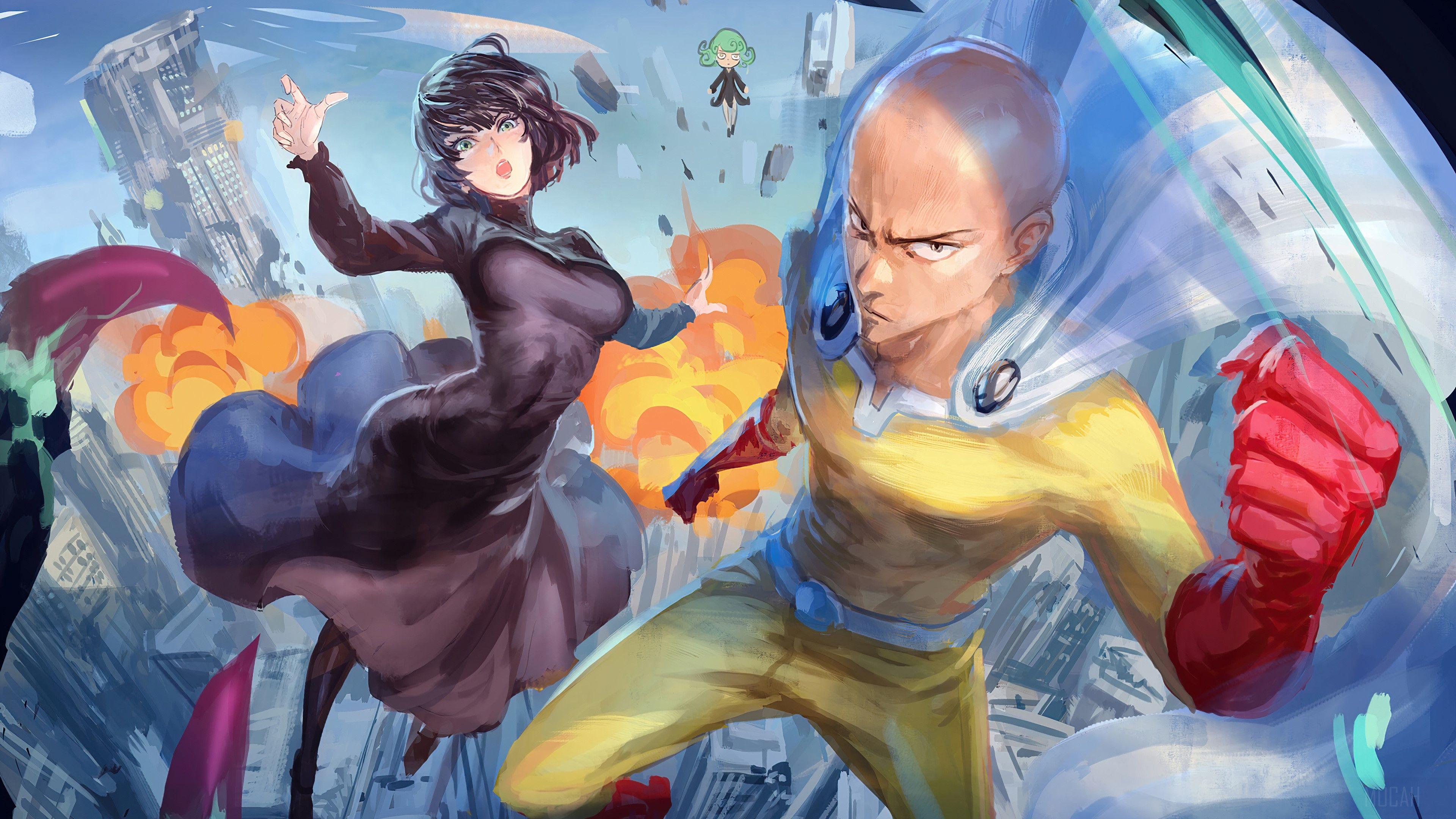 3840x2160 Tatsumaki HD wallpaper, Background