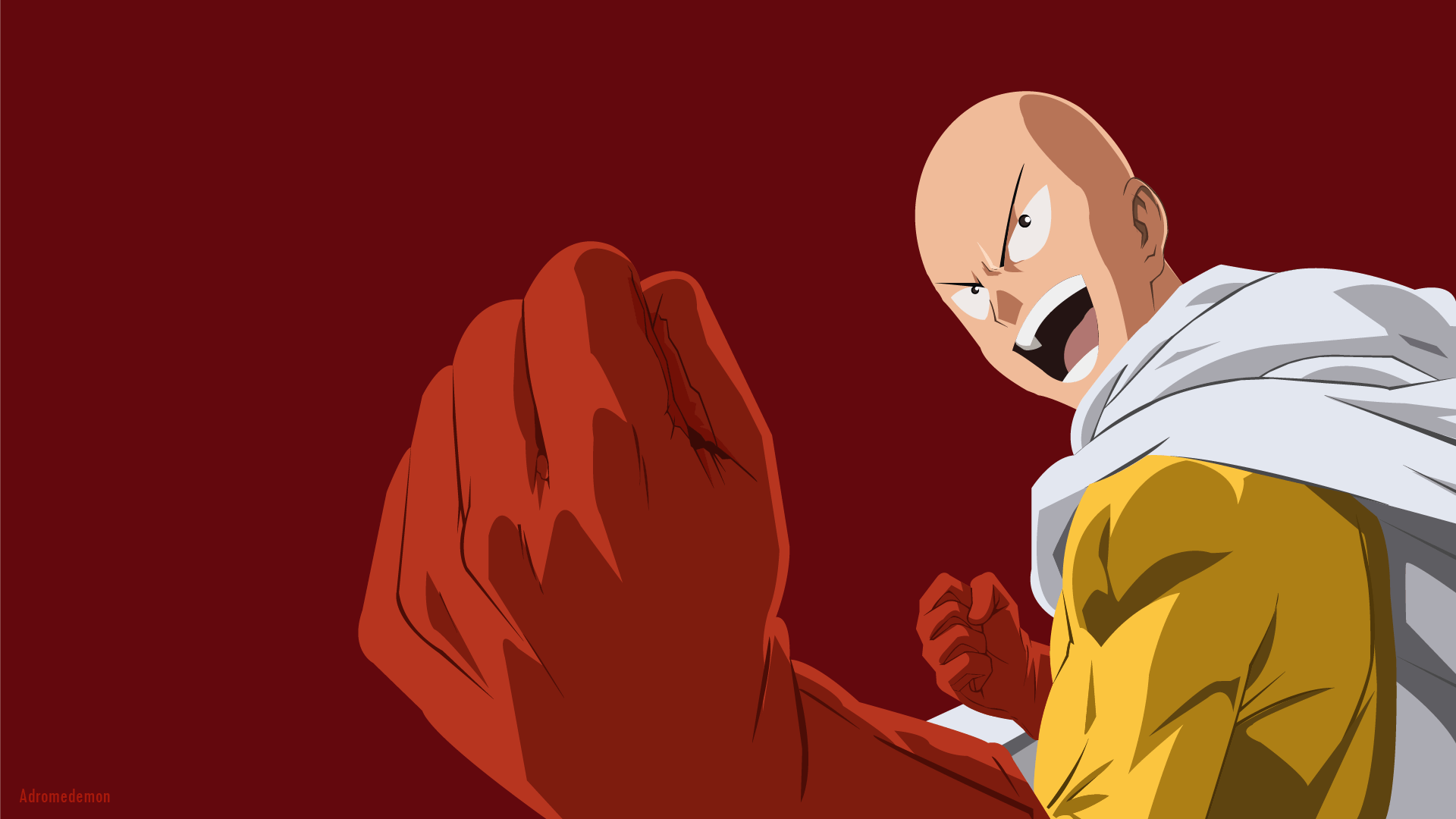 1920x1080 Saitama Punch Man [1920x1080][Vector Wallpaper]