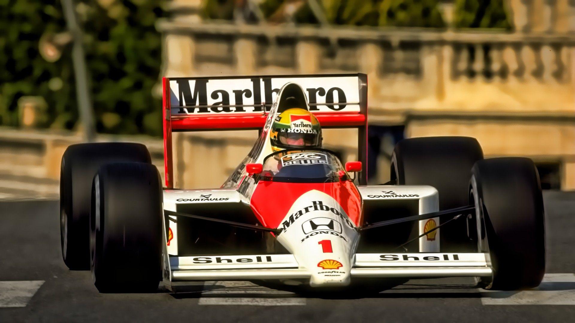 1920x1080 Ayrton Senna, Formula McLaren F Monaco, Marlboro, Racing Wallpaper HD / Desktop and Mobile Background