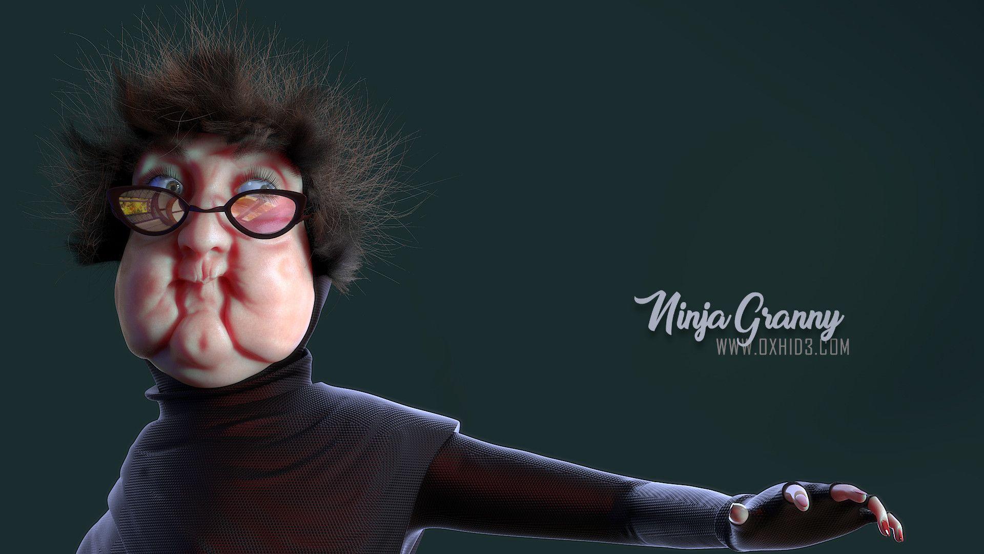1920x1080 Ninja Granny, Ovidiu Nicolae Baiculescu