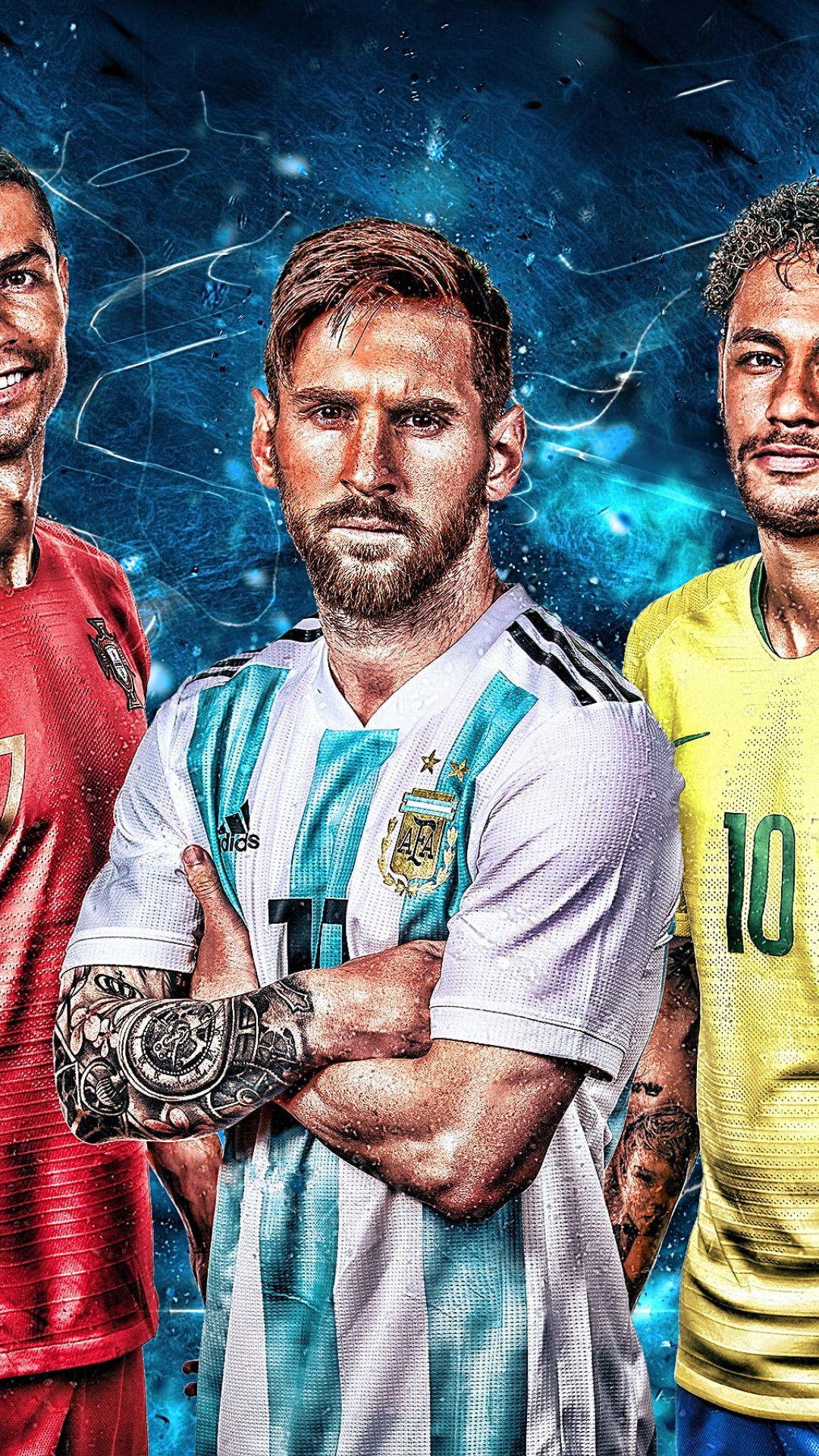 Messi và Ronaldo messi und ronaldo wallpaper đôi đầu anh hùng