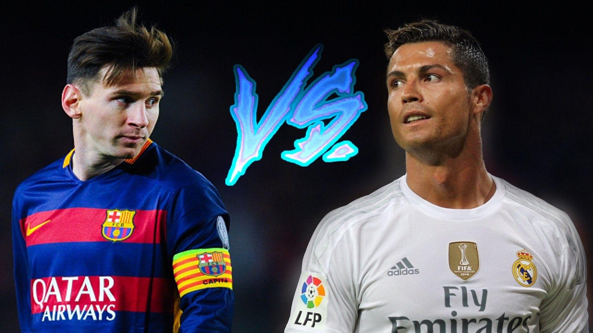 1920x1080 Cristiano Ronaldo Vs Lionel Messi 2018 Wallpaper background picture