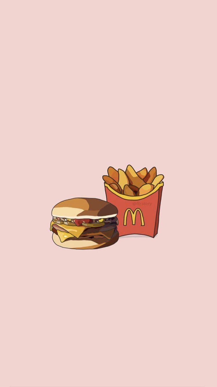 Cute Burger Wallpapers - Top Free Cute Burger Backgrounds - WallpaperAccess