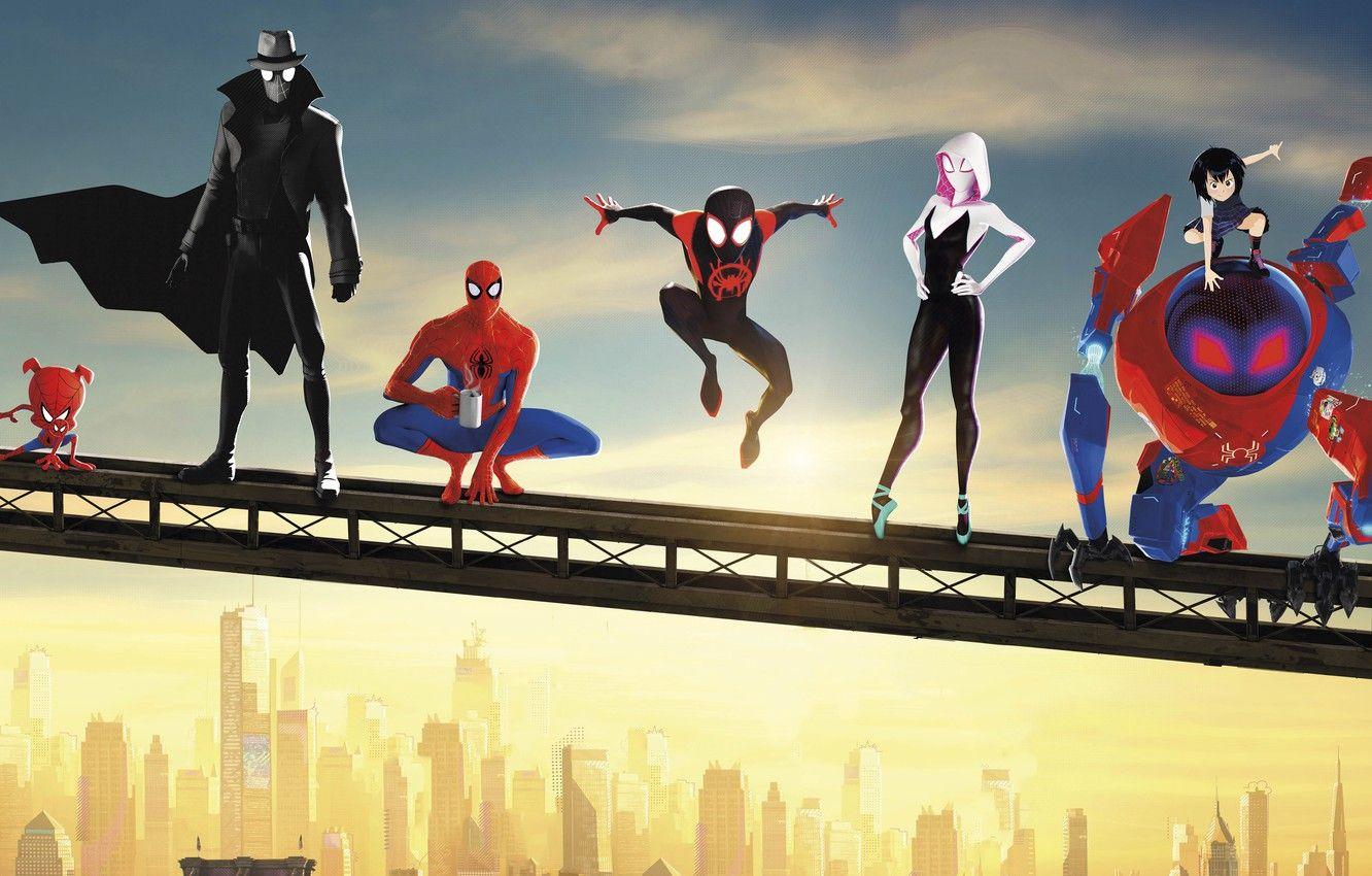 1332x850 Wallpaper Spider Man, Ultimate Spider Man, Amazing Spider Man, Spider Gwen, Spider Ham, Spider Man:Into The Spider Verse, Noir Spider Man Image For Desktop, Section фильмы