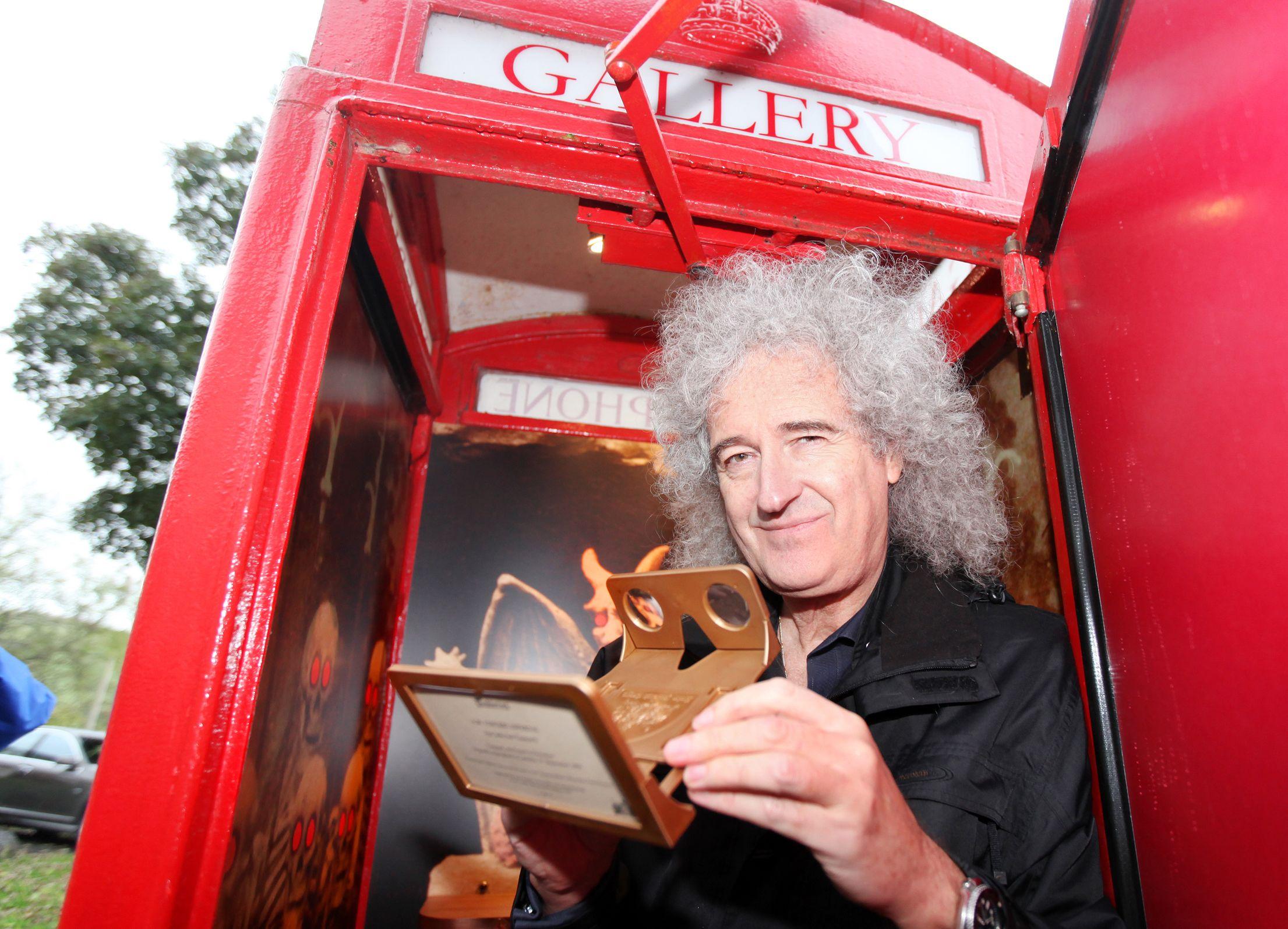 2211x1595 Queen guitarist Brian May opens Dales art exhibition