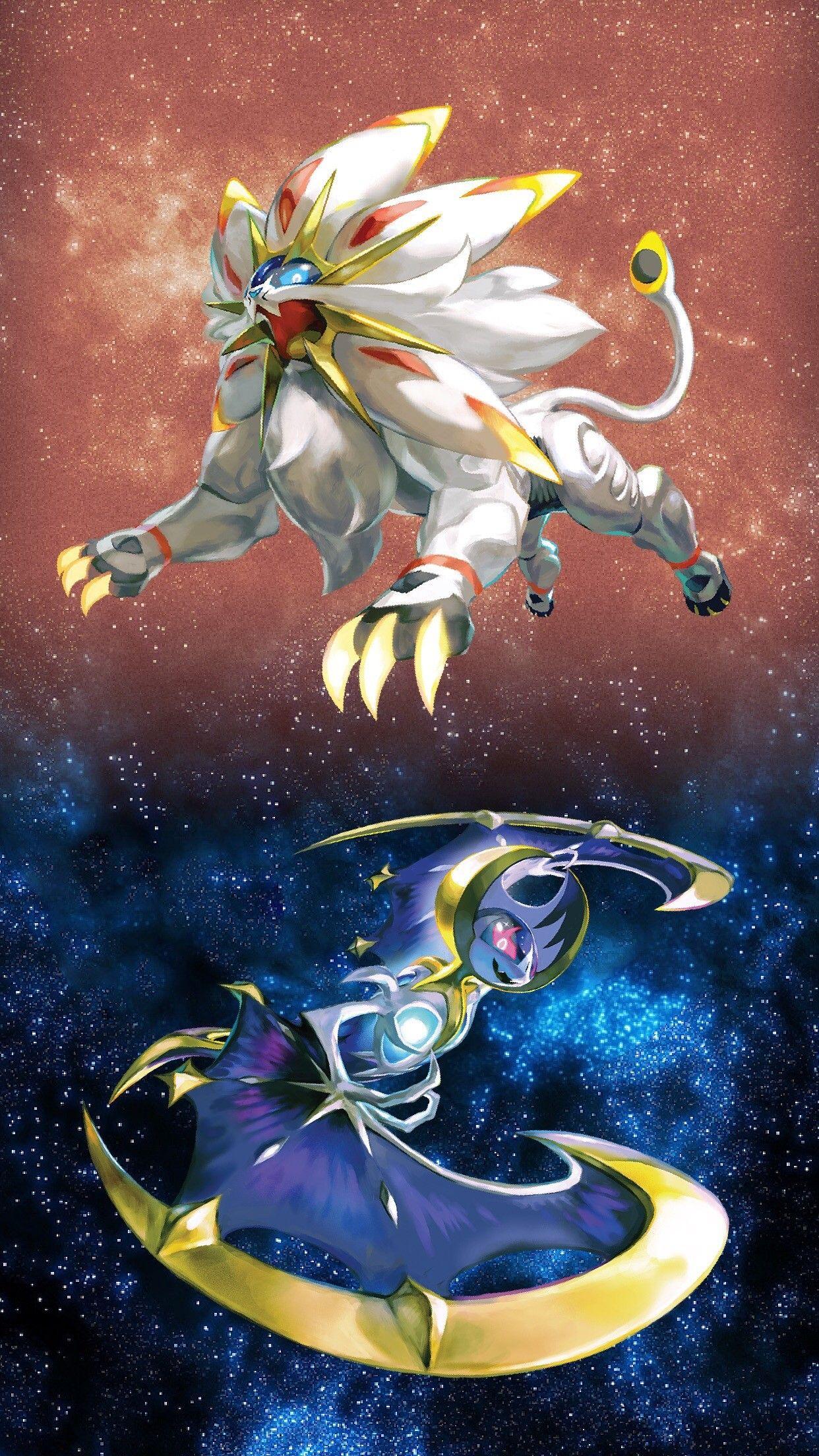 1242x2208 Pokemon Wallpaper Lunala