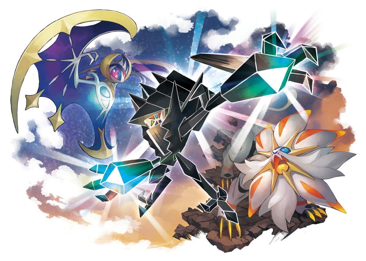 1260x900 Lunala, Necrozma, & Solgaleo Art from Pokémon Ultra Sun and Ultra Moon #art #artwork #gaming #videogames #gamer #gam. Pokemon art, Pokemon, Cute pokemon wallpaper