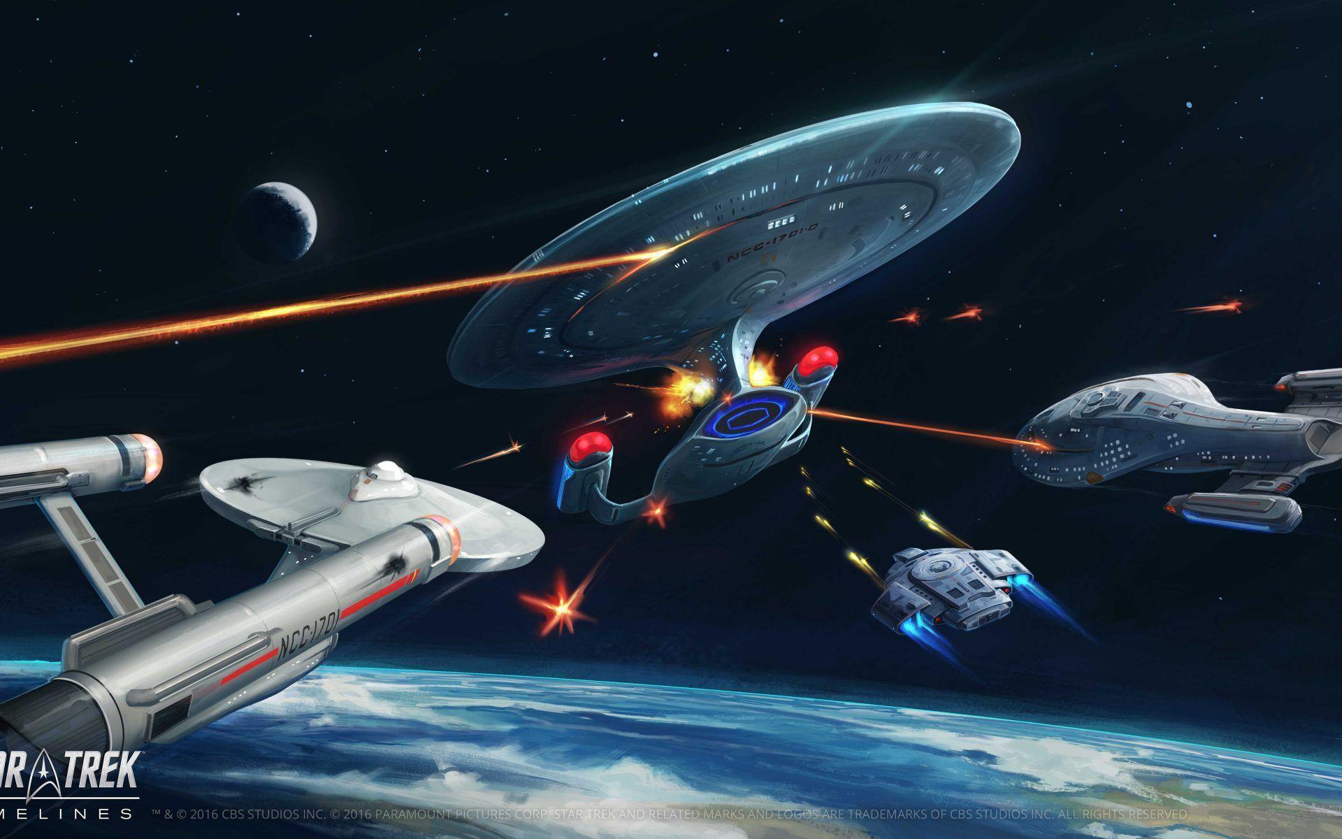 1920x1200 Star Trek Timelines Ship Battle Wallpaper Widescreen HD Resolution 5200x2925 :