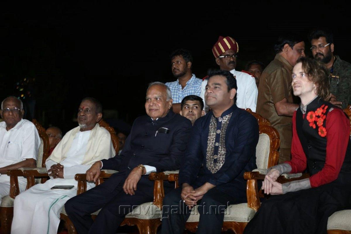 1200x800 Ilaiyaraaja 75 Event Image. AR Rahman. Banwarilal Purohit. New Movie Posters