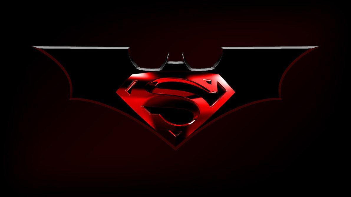 Batman Superman Logo Wallpapers - Top Free Batman Superman Logo Backgrounds  - WallpaperAccess