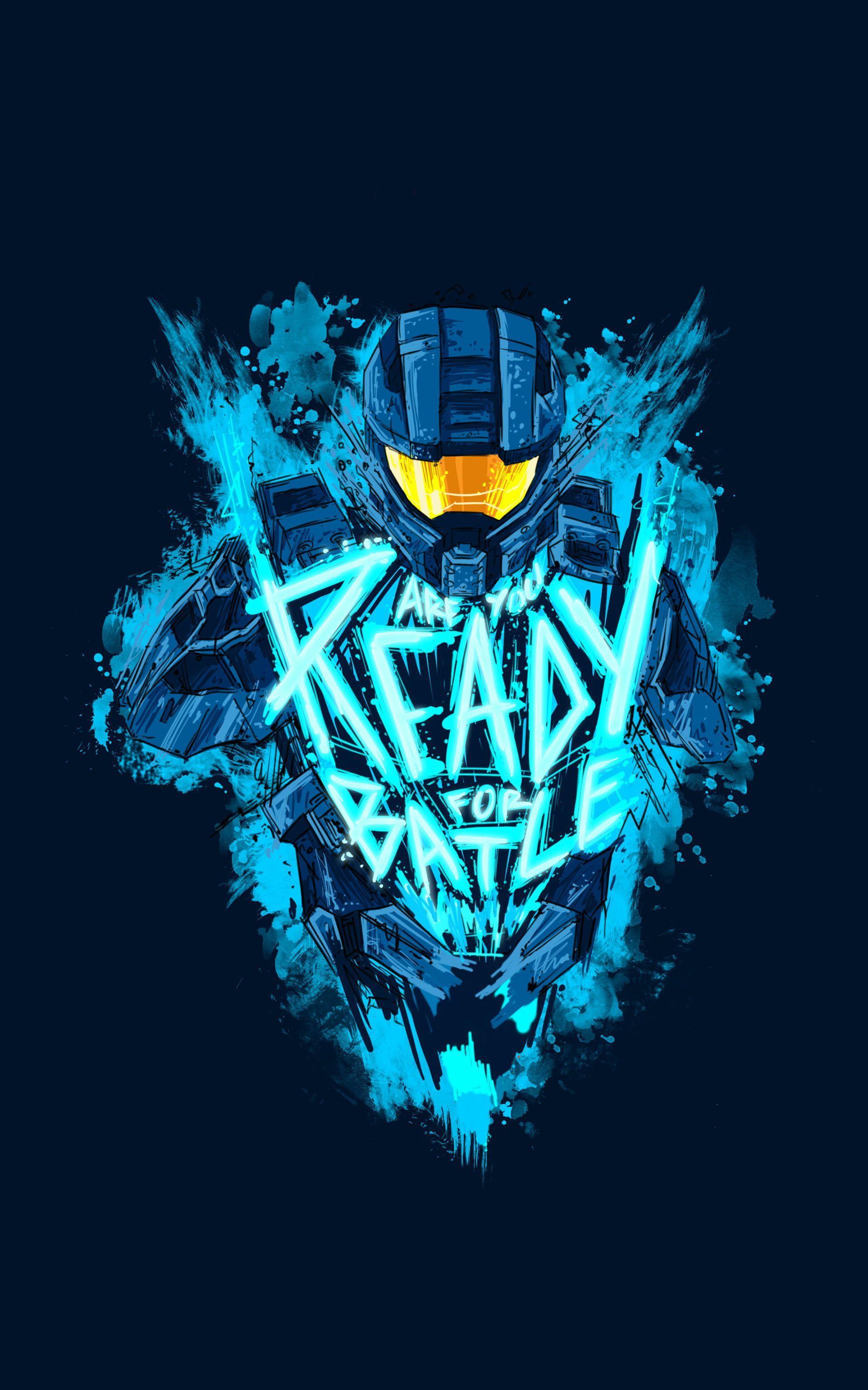 1920x3074 Halo illustration Halo 5: Guardians Halo 4 Master Chief #Halo #cyan #blue portrait display K #wallpap. Halo background, Wallpaper, iPhone 4s wallpaper original