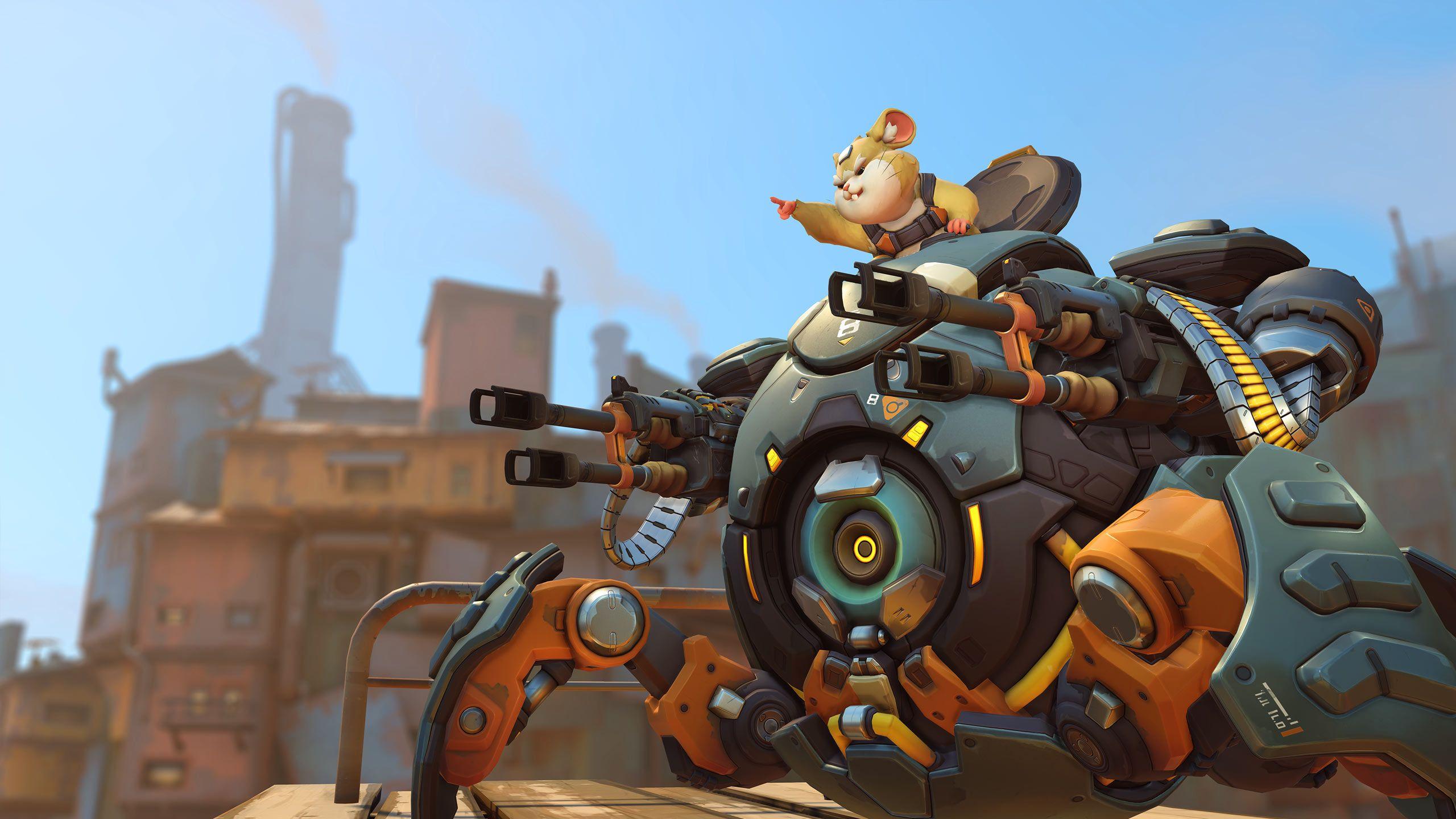 2560x1440 Wrecking Ball From Overwatch