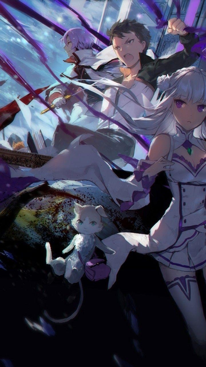 720x1280 Zero, Emilia, Natsuki Subaru, Ram, Rem, Pack Zero HD Wallpaper