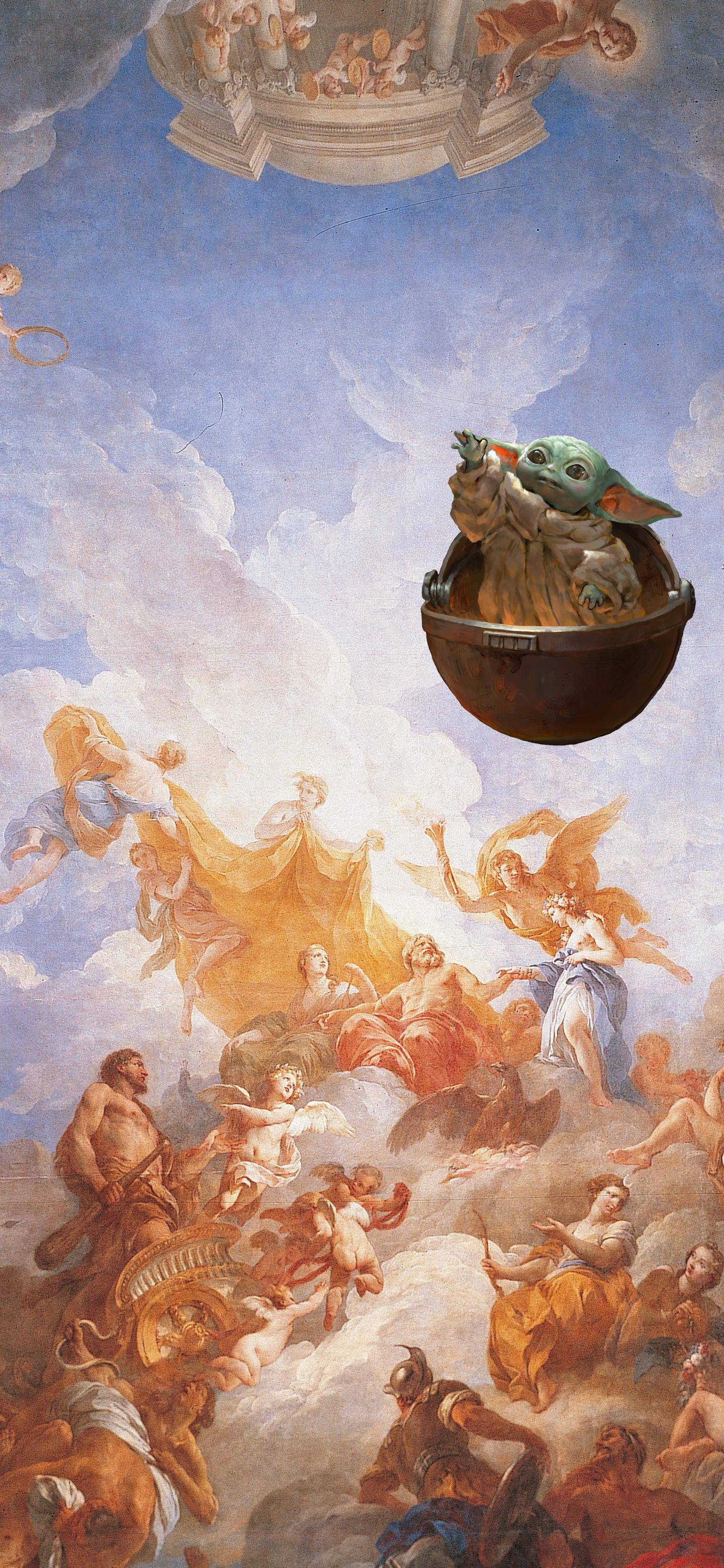 1440x3120 Found A Yiddle Wallpaper And Wanted To Share. R Yiddle. Baby Yoda Grogu