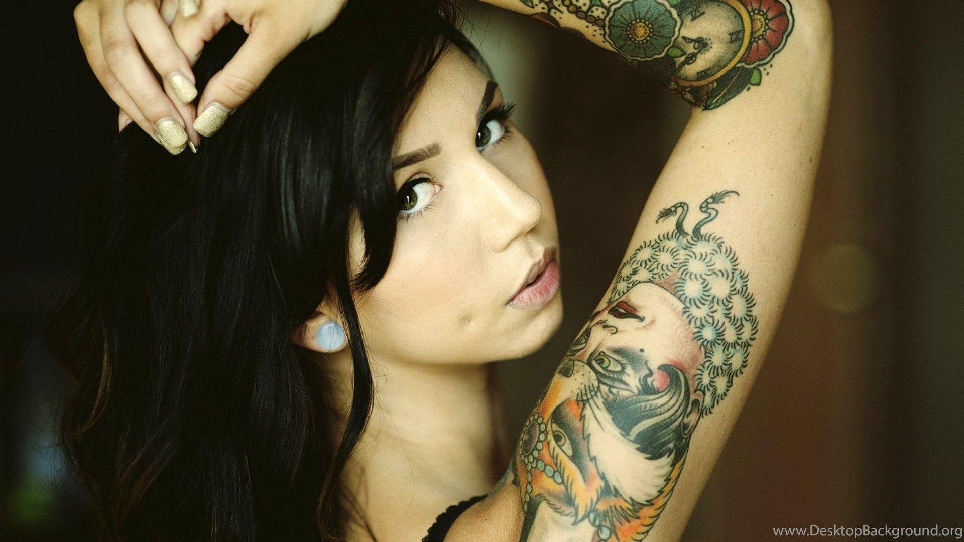 1920x1080 Girl Tattoos Wallpaper Girl Clock Tattoo Wide Desktop Background