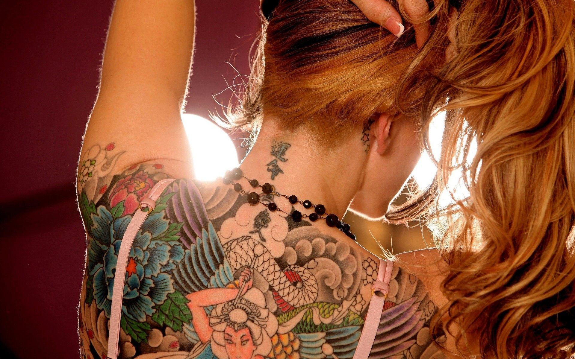 1920x1200 Colourful Tattoos wallpaper. Colourful Tattoos