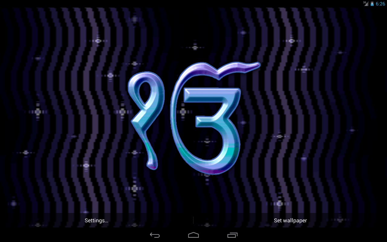 1280x800 Satnam Waheguru Live Wallpaper for Android