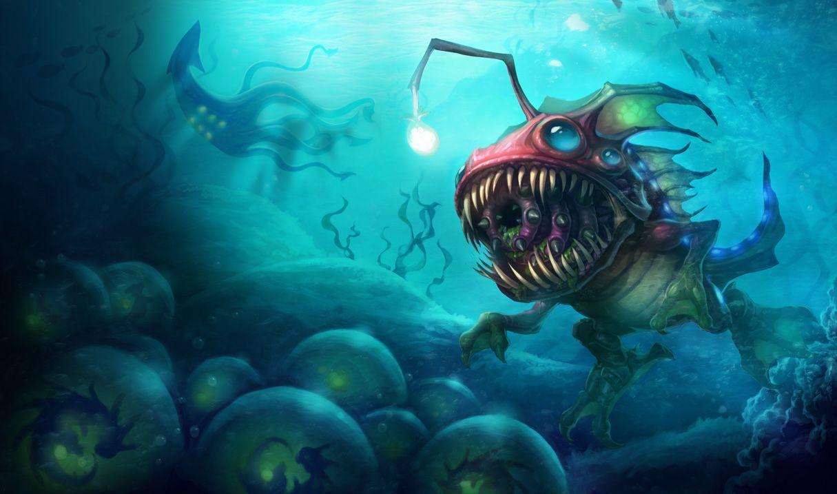 1215x717 Deep Sea Kog'Maw Skin of Legends Wallpaper