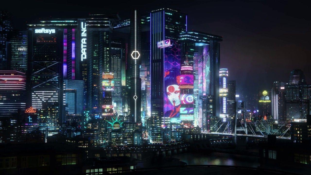 1280x720 Cyberpunk 2077 Night City Wallpaper Engine