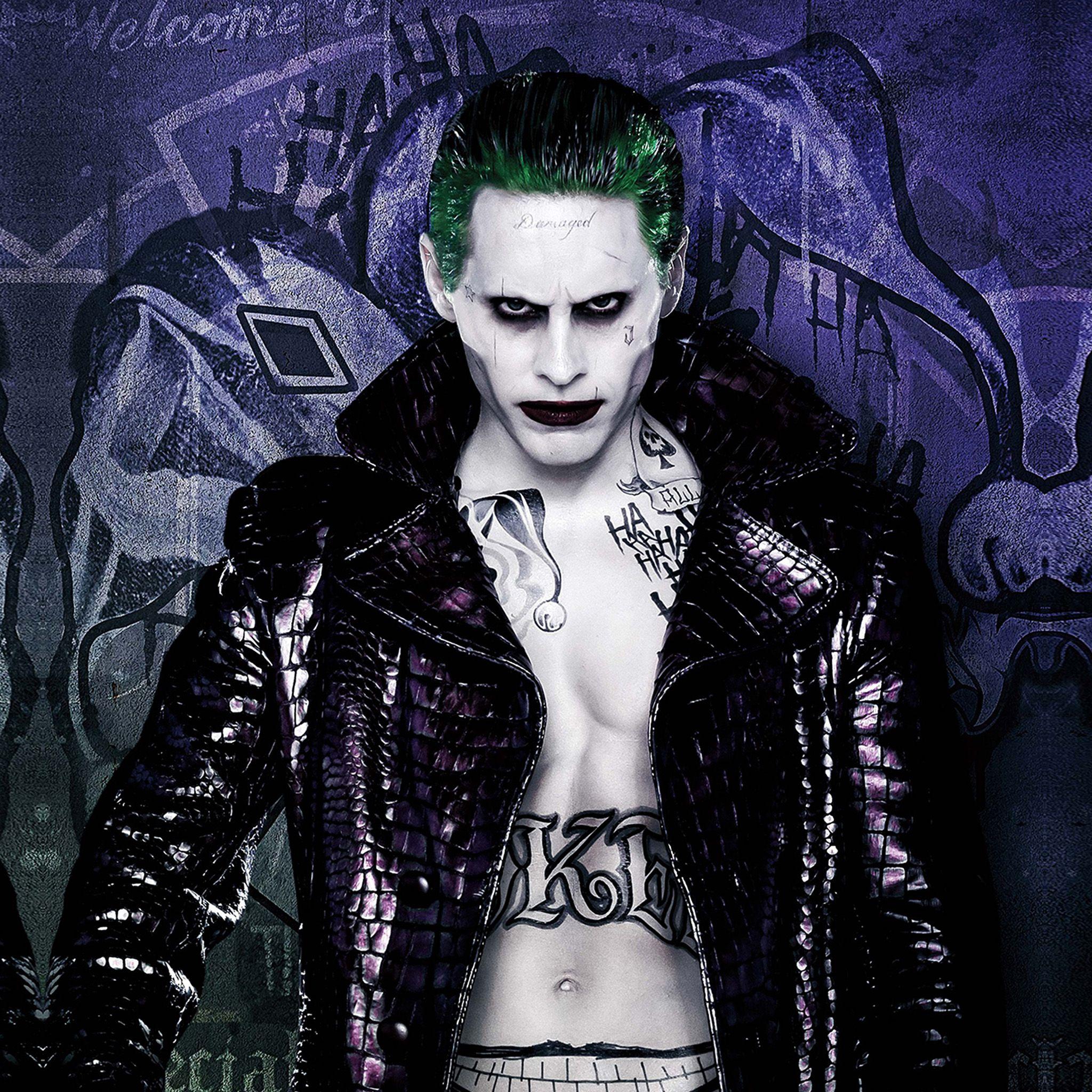 2048x2048 Suicide Squad Jared Leto Art Illustration Joker Wallpaper