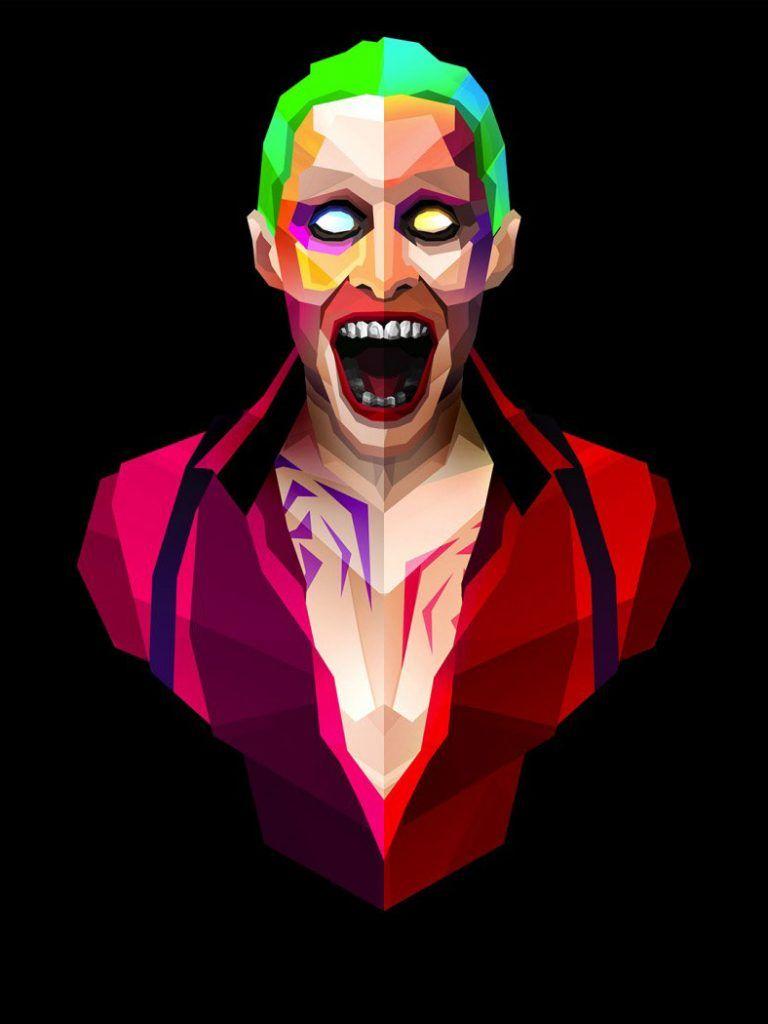 768x1024 Jared Leto Joker iPhone Wallpaper