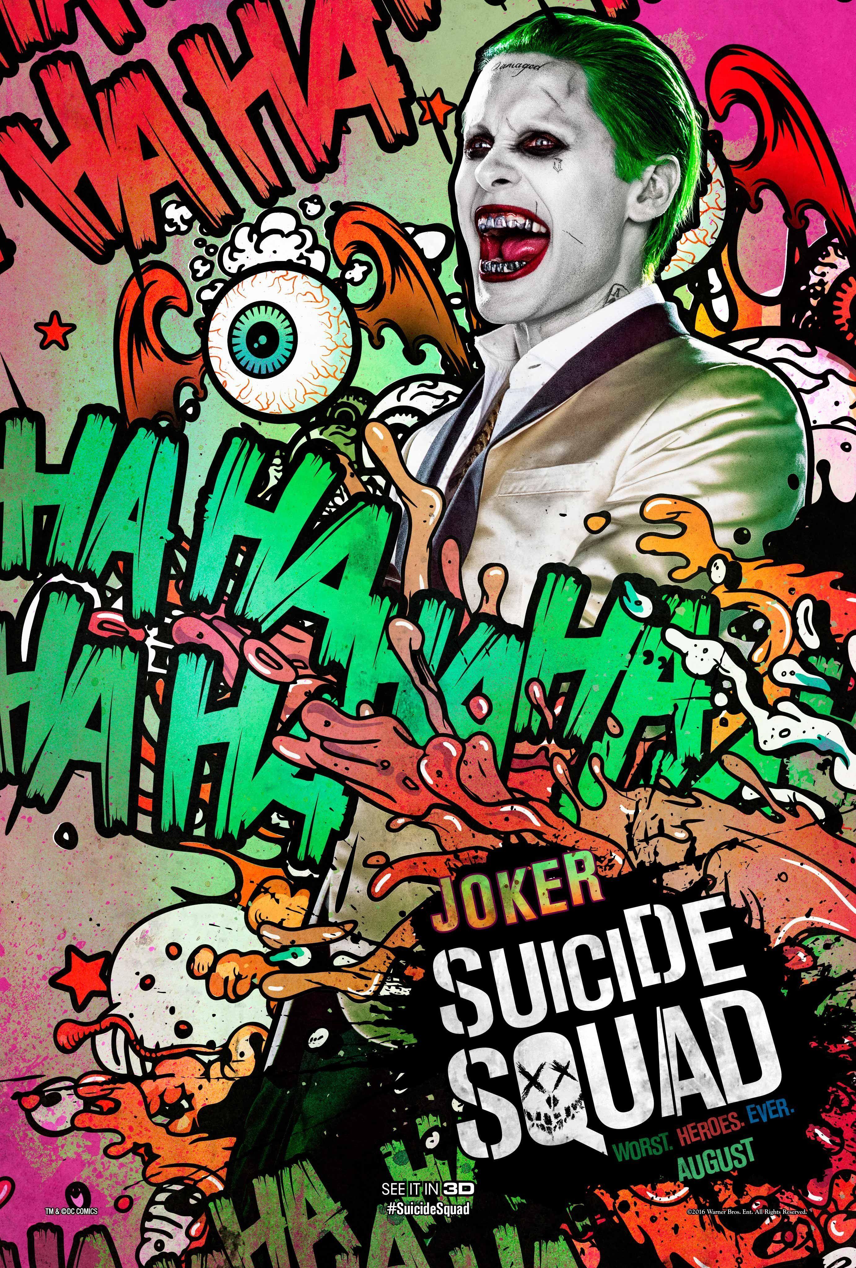 2764x4096 joker jared leto pop art suicide squad movie poster wallpaper