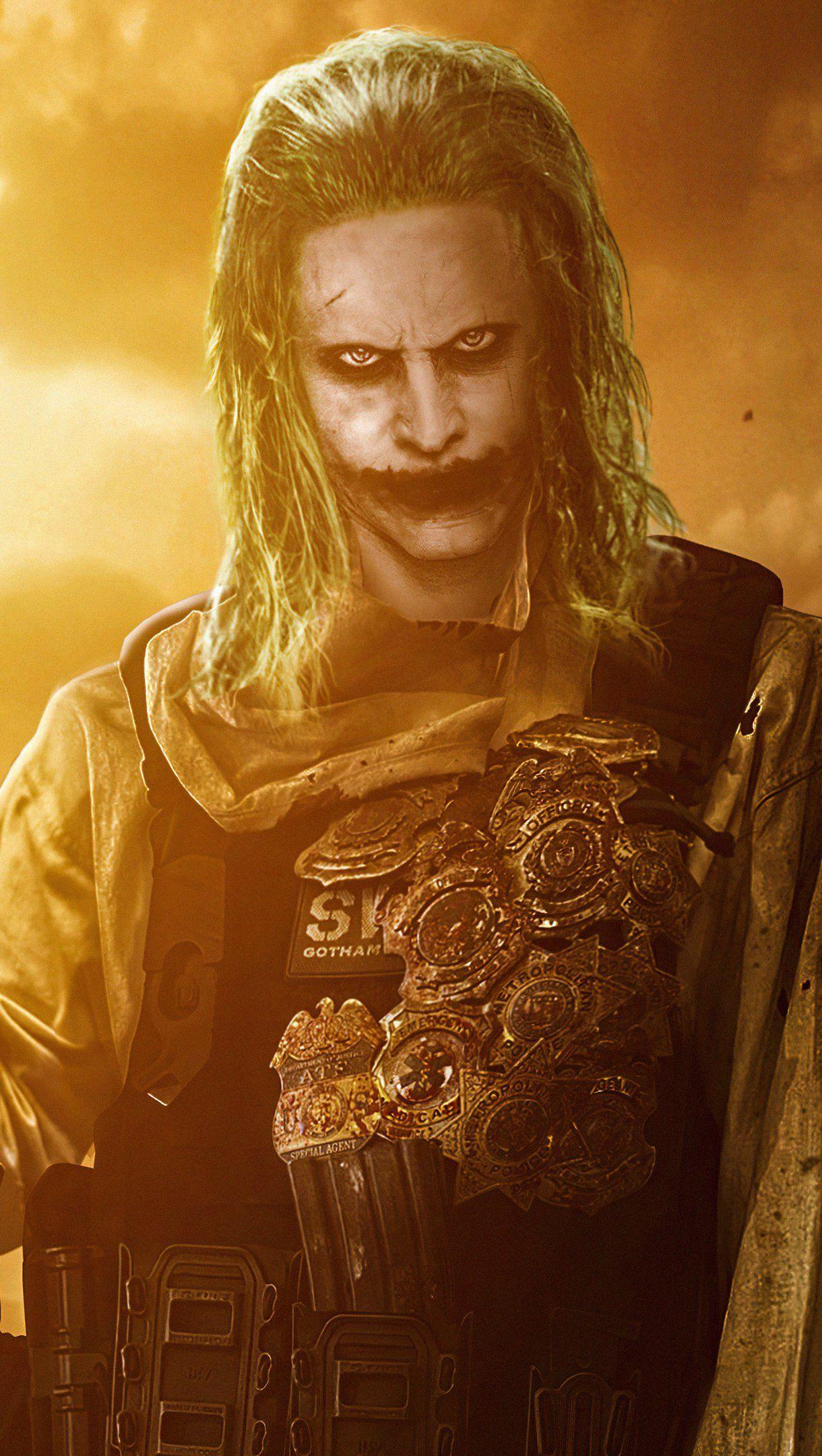 1220x2160 Jared Leto as Joker in Justice League 2021 Wallpaper 4k Ultra HD