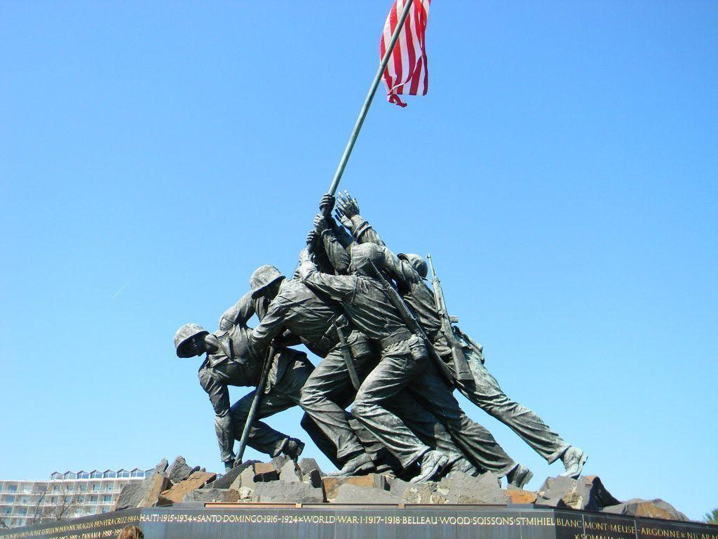 1024x768 Iwo Jima Wallpaper