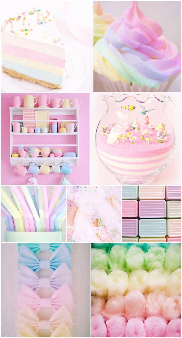 736x1365 Rainbow Cotton Candy Wallpaper