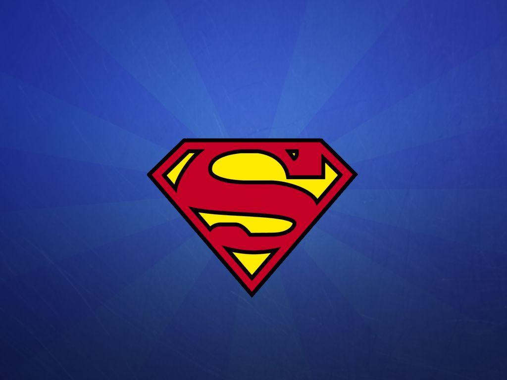 1024x768 Superman Wallpaper Logo