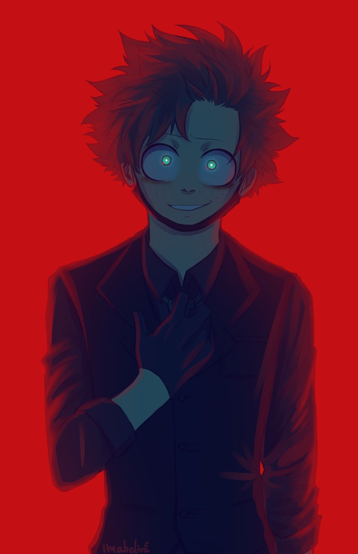1240x1920 Evil Deku Villain Deku Wallpaper