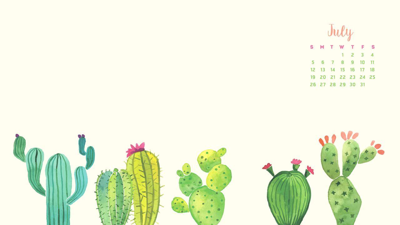 1280x720 Cactus Desktop Wallpaper