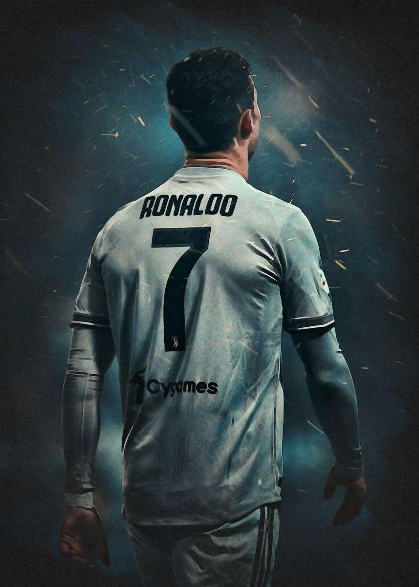 857x1200 Cristiano Ronaldo' Metal Poster. Displate. Cristano ronaldo, Cristiano ronaldo juventus, Ronaldo wallpaper