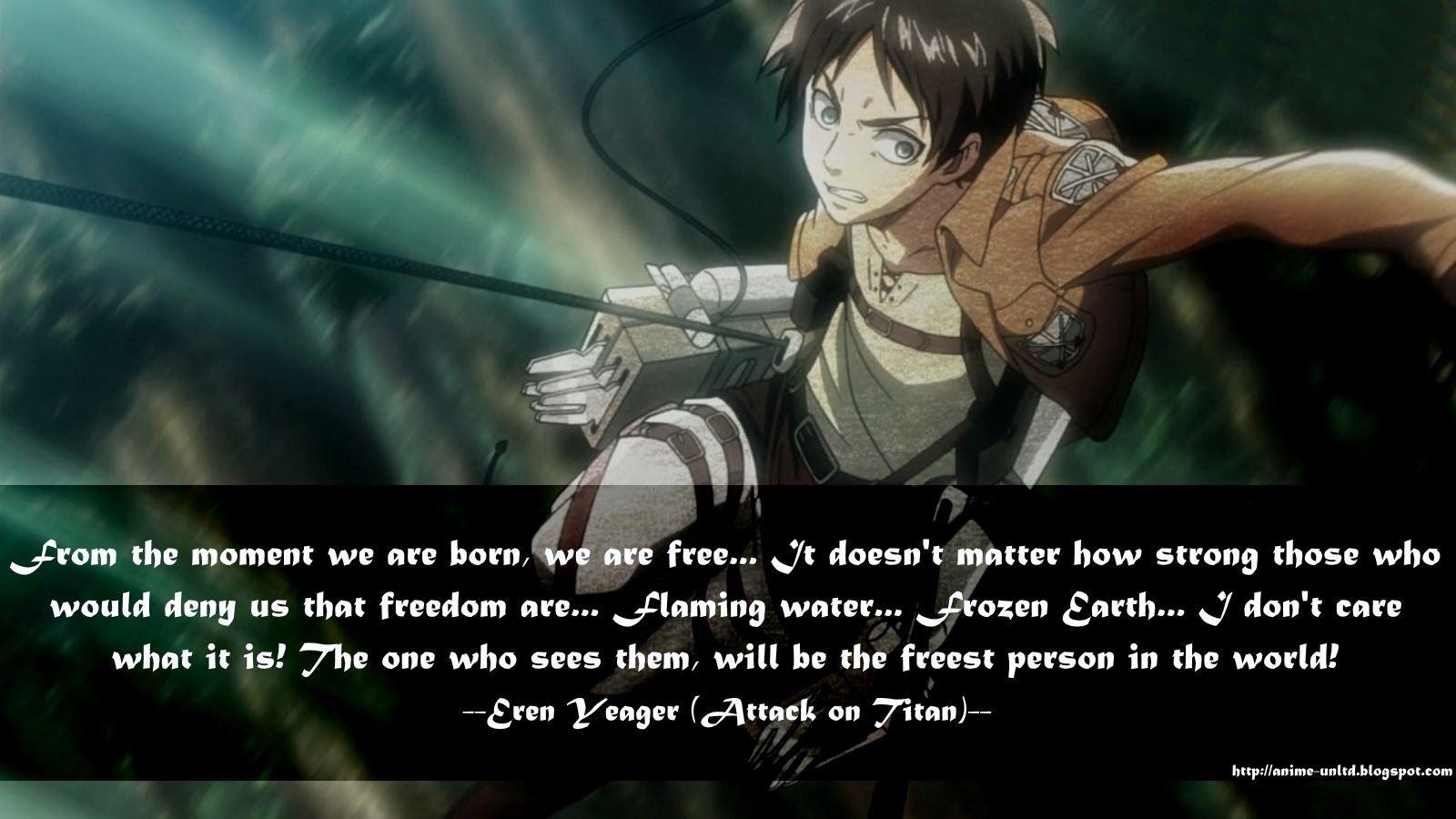 1600x900 Anime Attack On Titan Quotes. QuotesGram