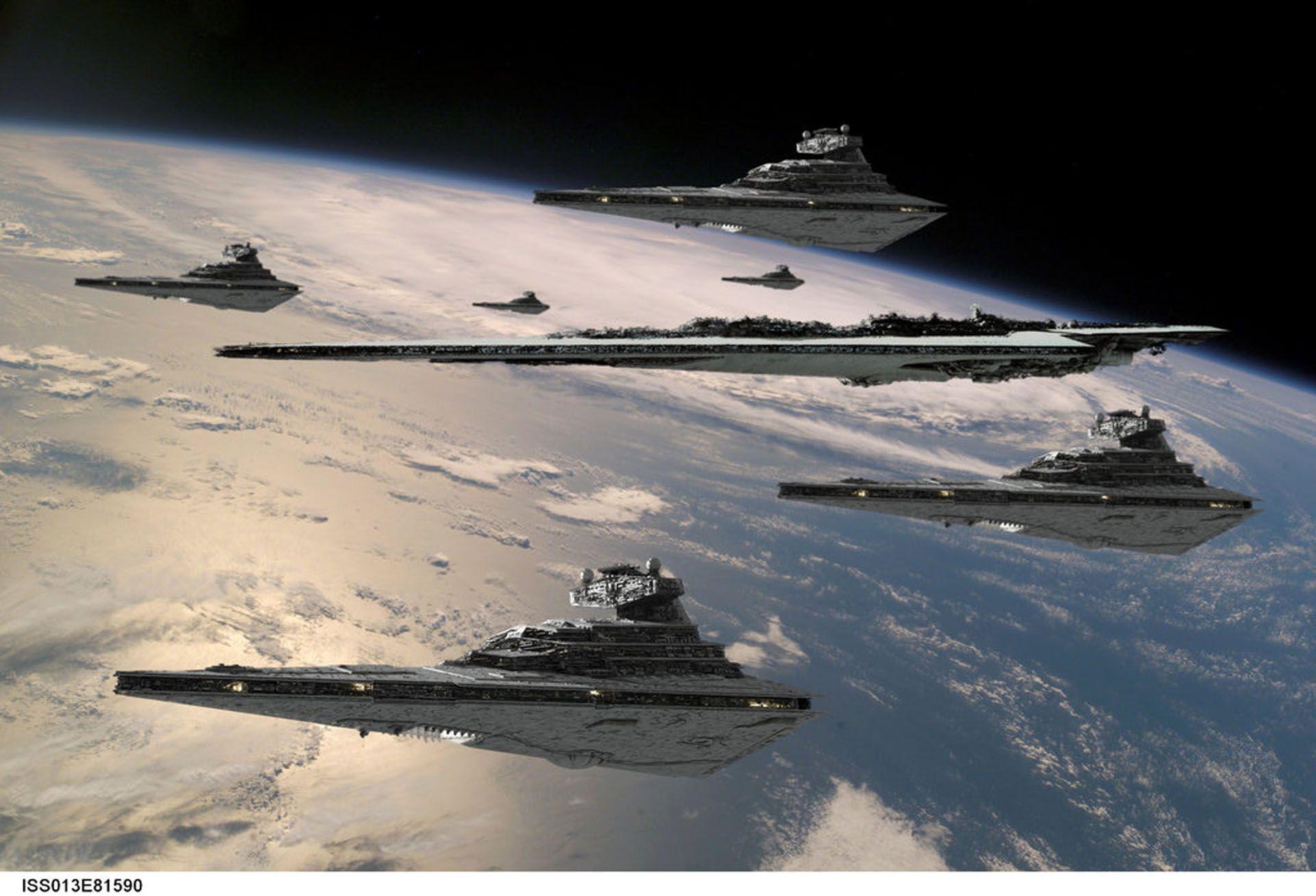 1920x1307 The Imperial Blockade. Paysage star wars, Vaisseau spatial, Star wars
