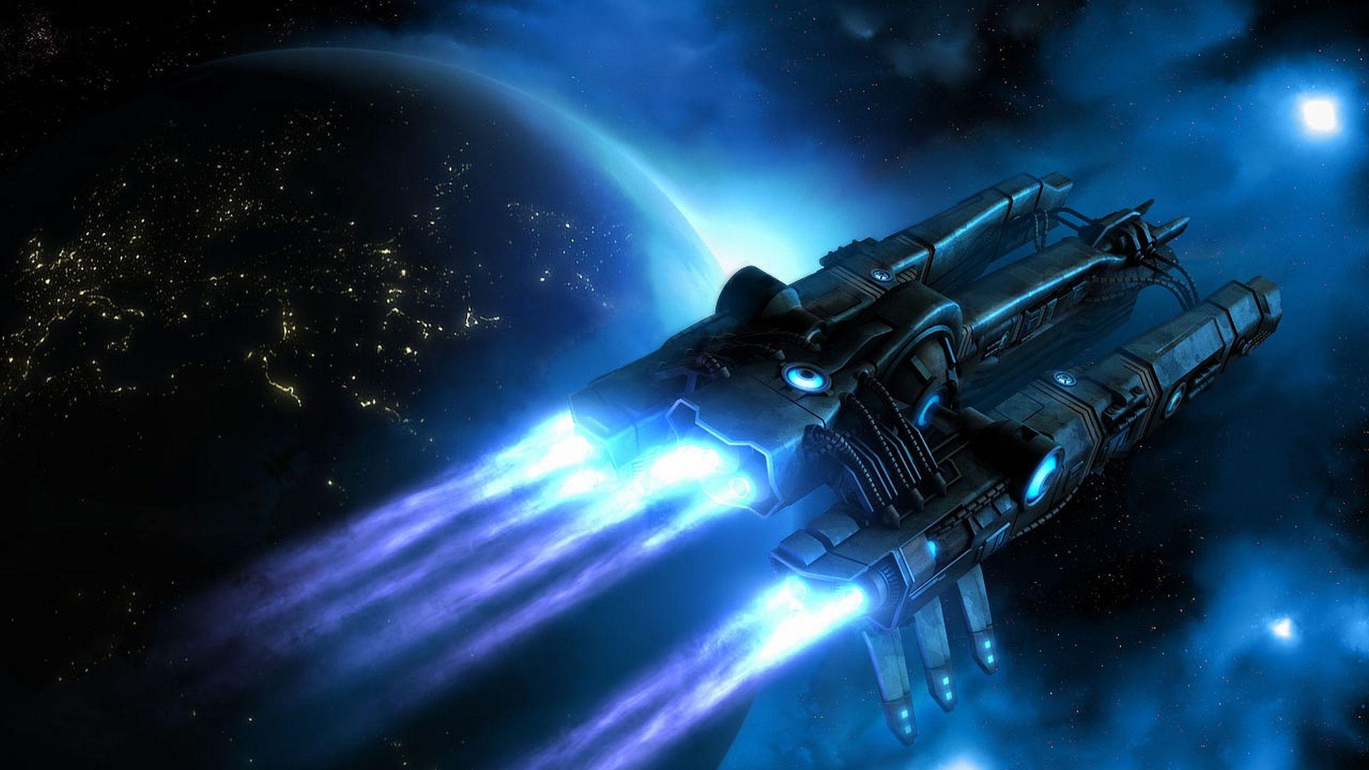 1920x1080 Sci Fi Spaceship Wallpaper