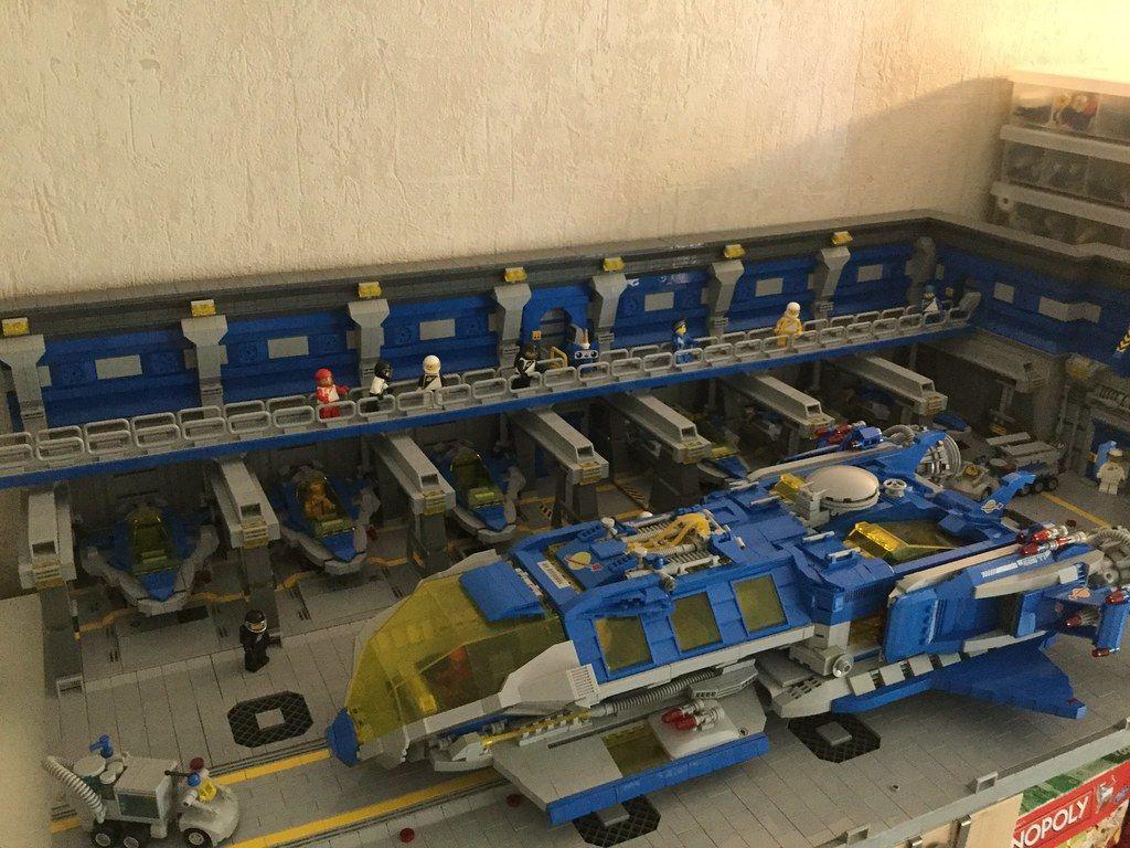 1024x768 lego space classic vaisseau spatial