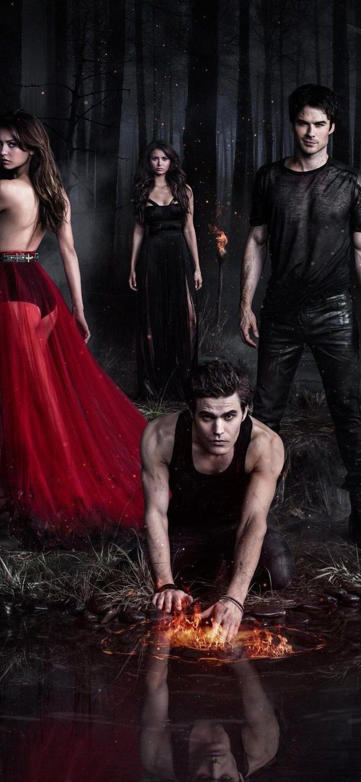 The Vampire Diaries Iphone Wallpapers Top Free The Vampire Diaries Iphone Backgrounds Wallpaperaccess