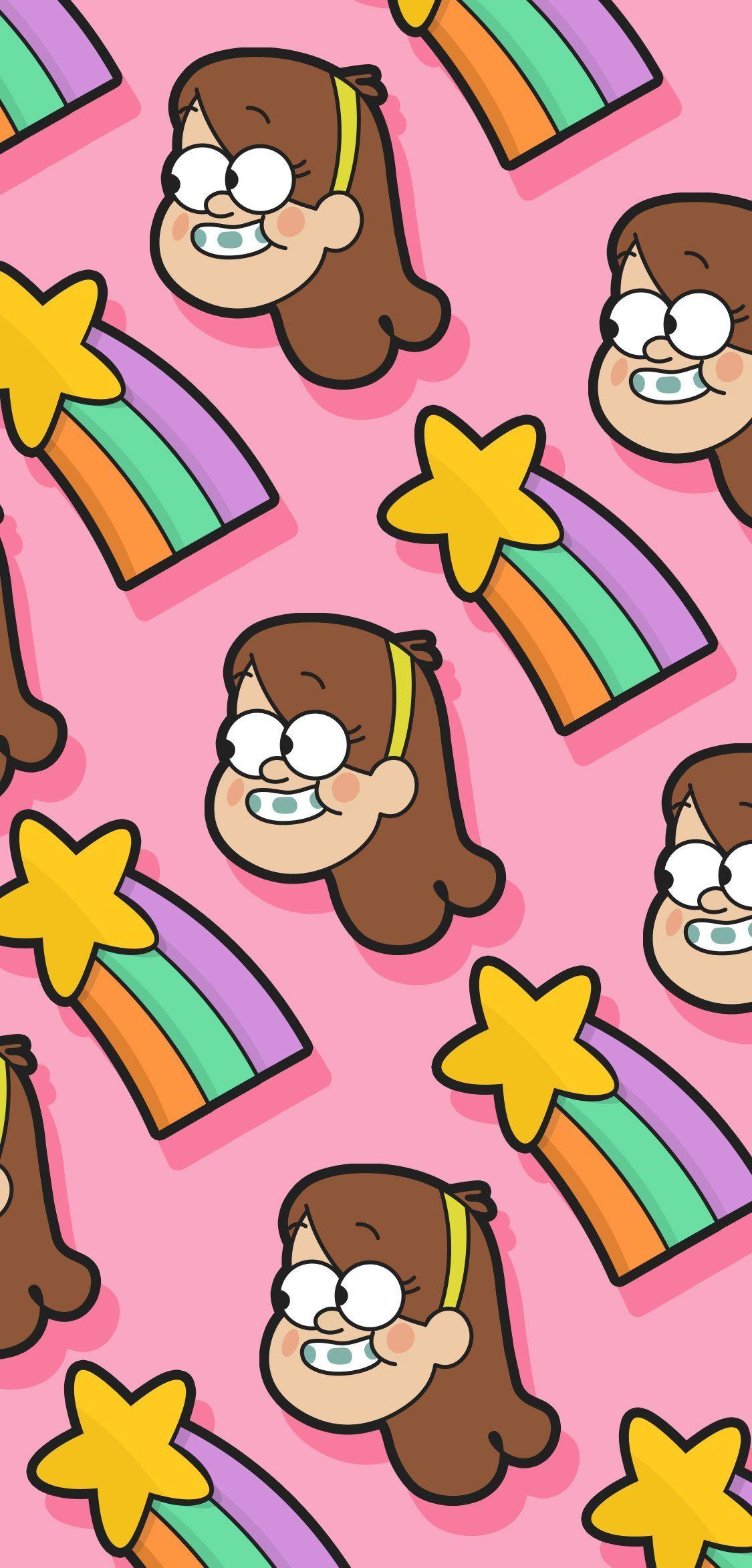 1125x2346 Gravity Falls Mabel Pines Rainbow Star Phone Wallpaper. Gravity falls, Snoopy wallpaper, Gravity falls poster