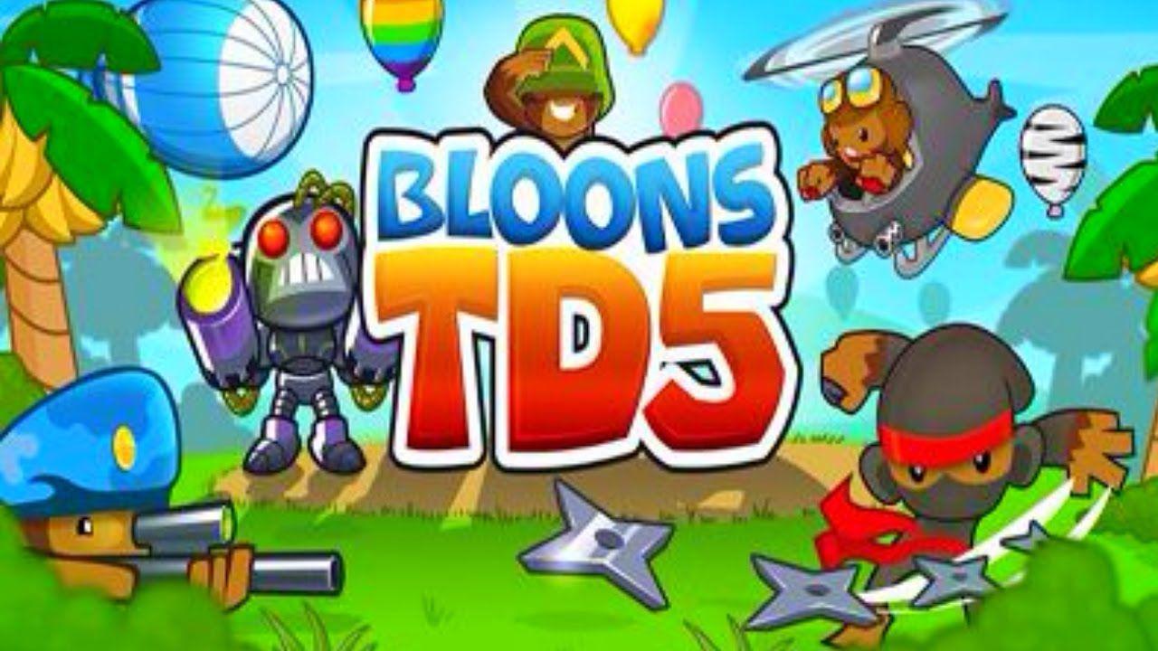 1280x720 MONKEYS VS. BALLOONS!. Bloons Tower Defense 5 (TD 5)!