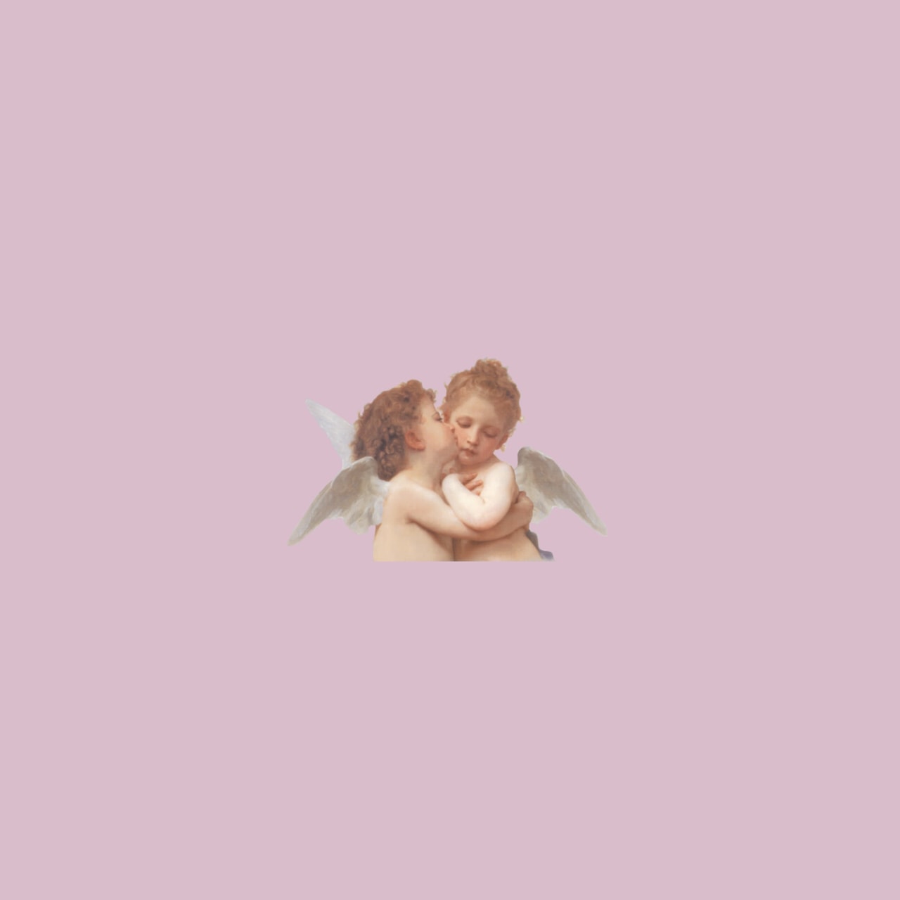 1280x1280 Cute Angel Wallpaper