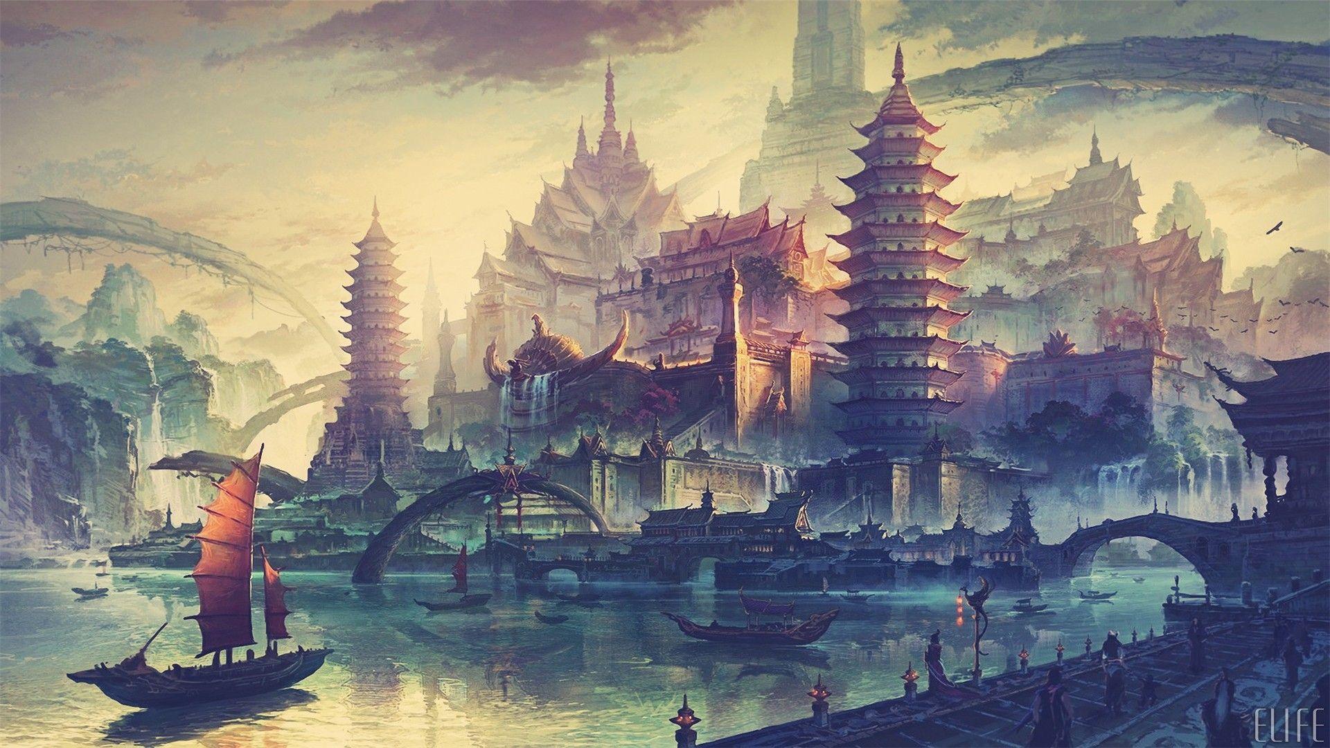 1920x1080 Fantasy World Wallpaper