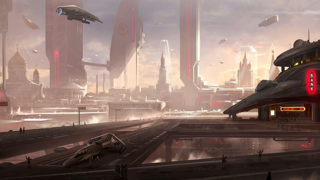 1245x700 Spaceships Future City spaceship futuristic cities wallpaperx1440