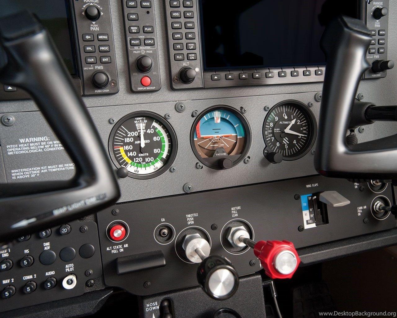 1280x1024 Cessna 172 Cockpit G1000 Image Desktop Background