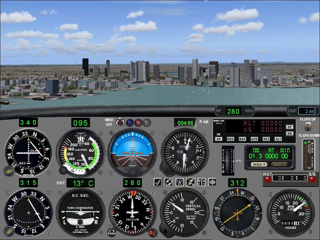 1024x768 Cessna 172 Trainer