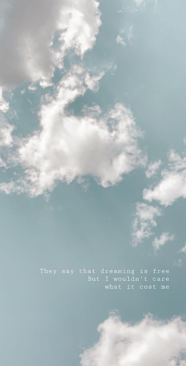 736x1448 Dreaming is free. Paramore quotes, Paramore lyrics, Song lyrics wallpaper