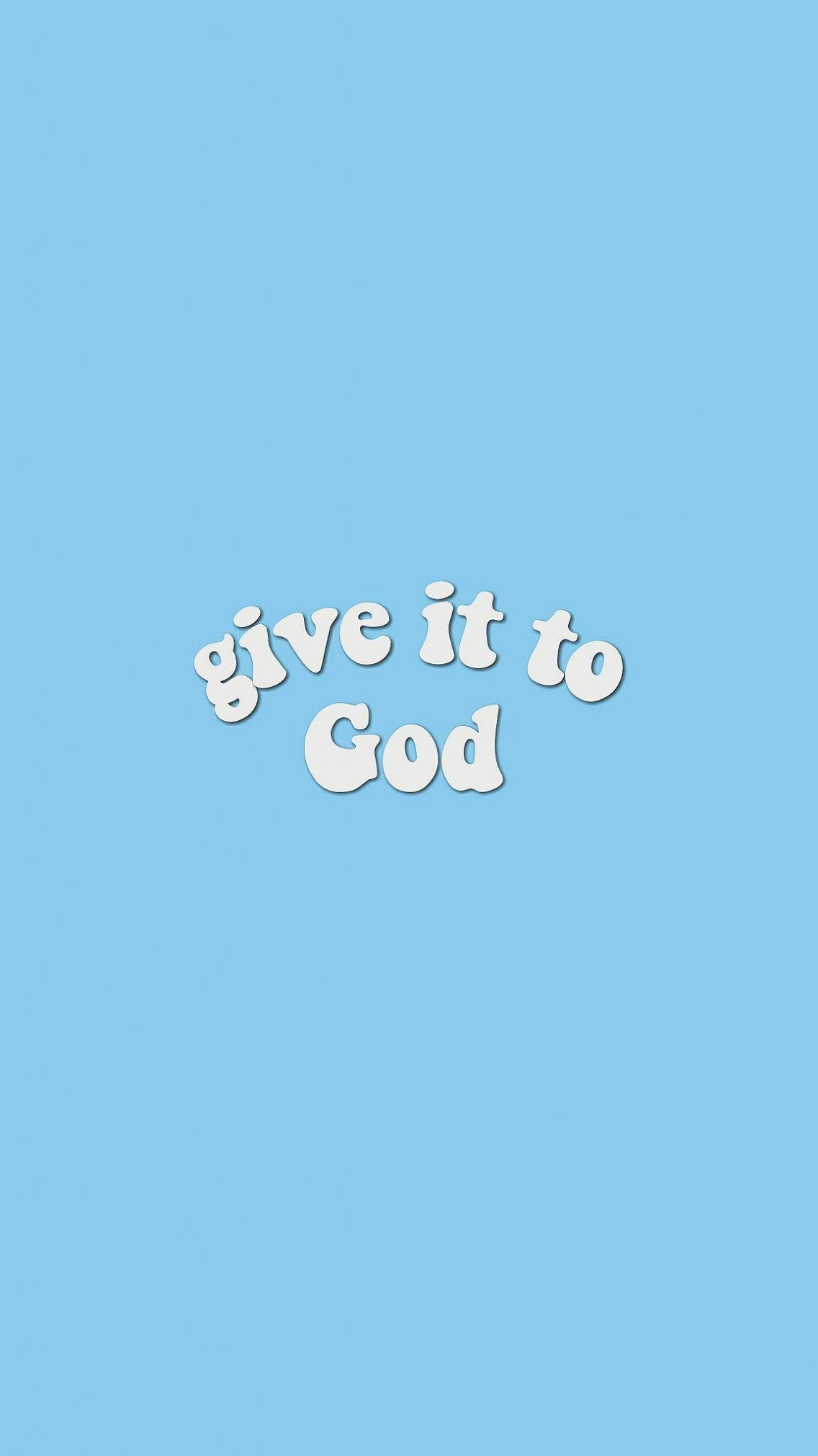 1136x2020 Jesus Wallpaper Aesthetic Blue